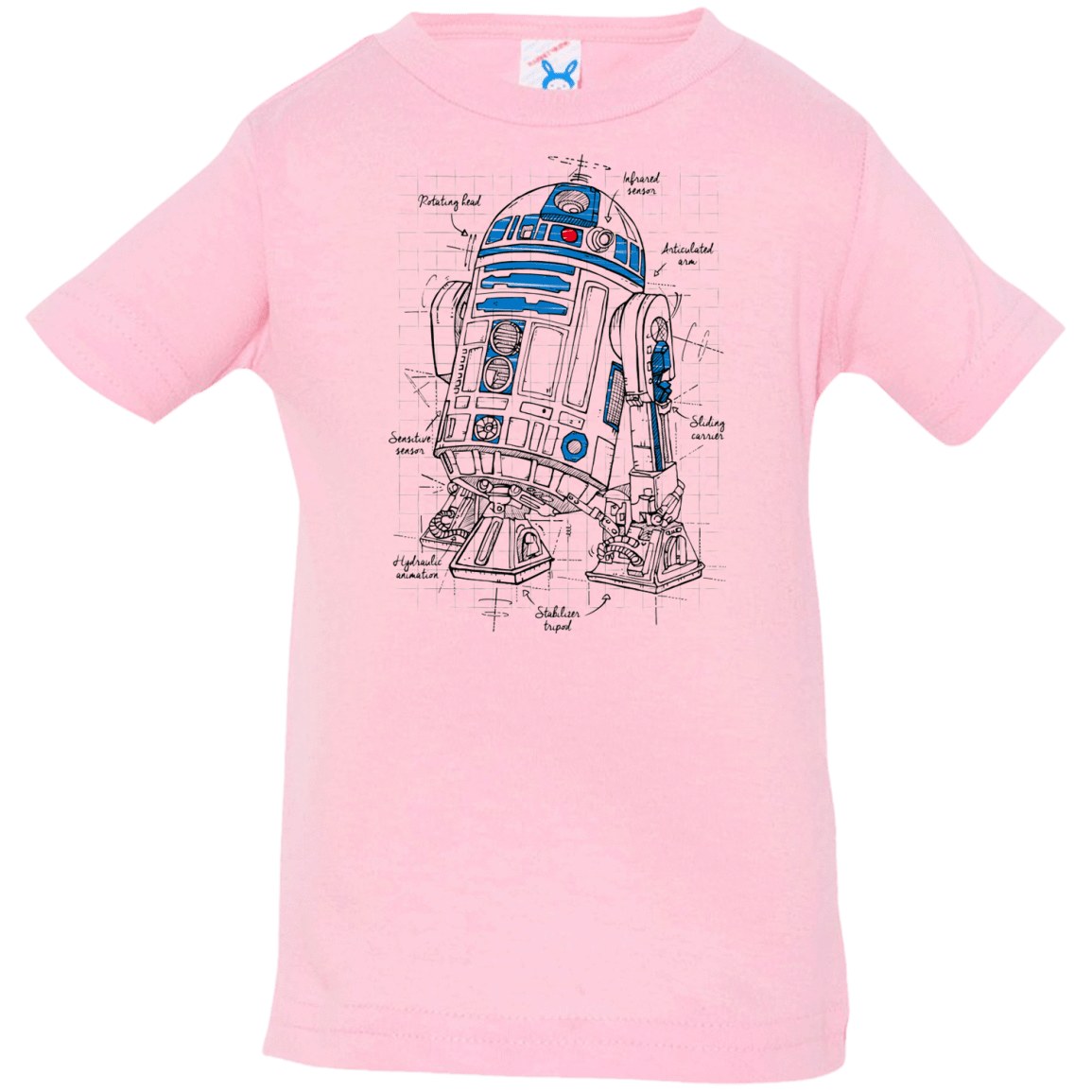 T-Shirts Pink / 6 Months R2D2 Plan Infant Premium T-Shirt