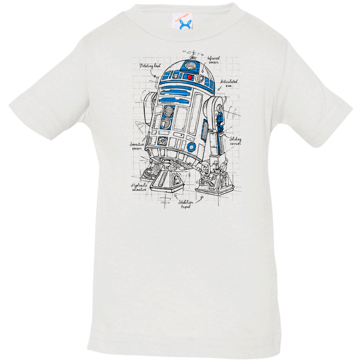 T-Shirts White / 6 Months R2D2 Plan Infant Premium T-Shirt