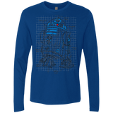 T-Shirts Royal / S R2D2 Plan Men's Premium Long Sleeve