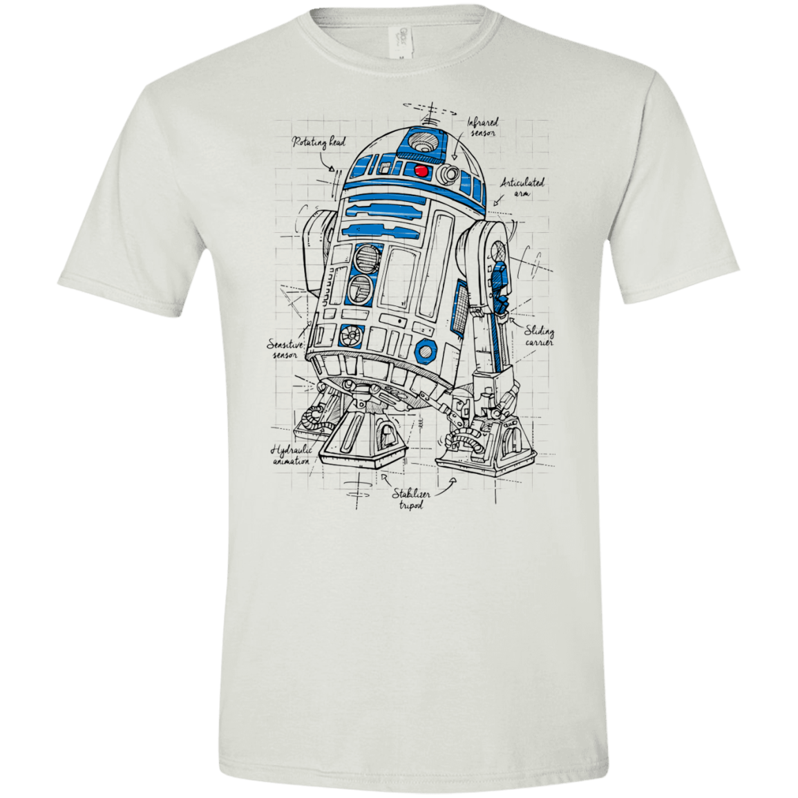 R2D2 Plan Men's Semi-Fitted Softstyle