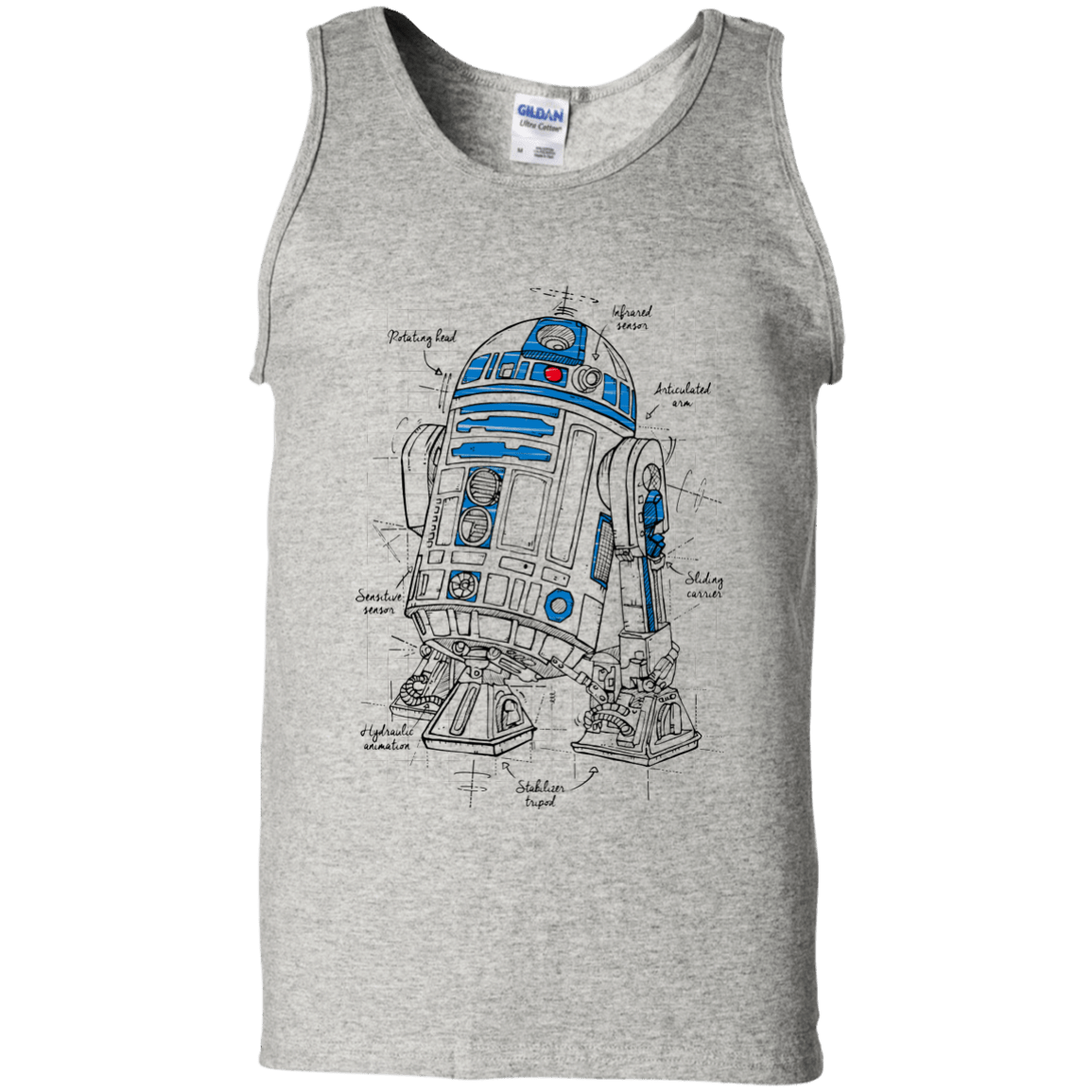 R2D2 Plan Men's Tank Top