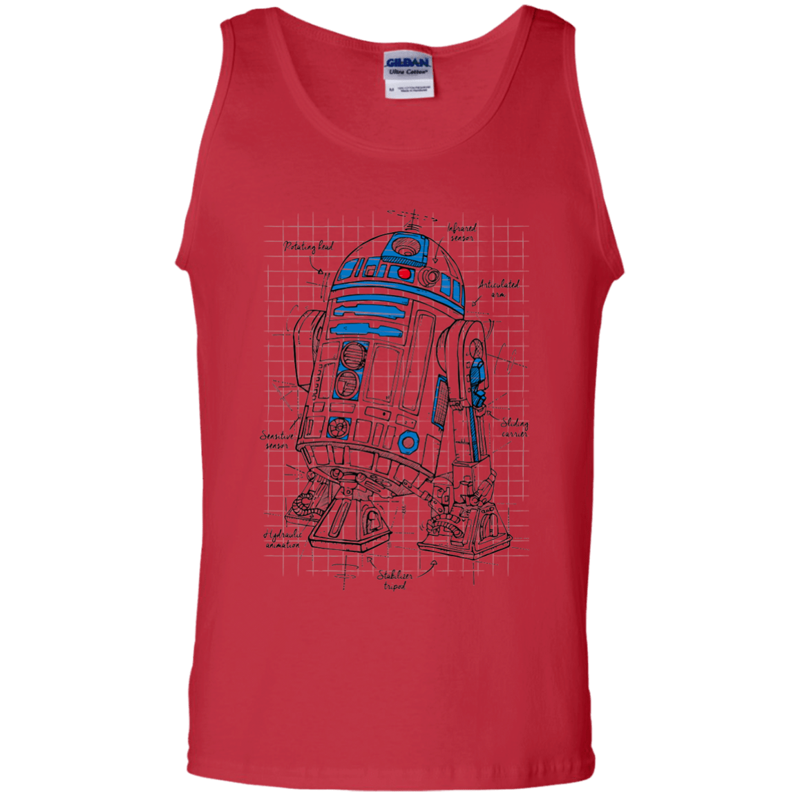 R2D2 Plan Men's Tank Top