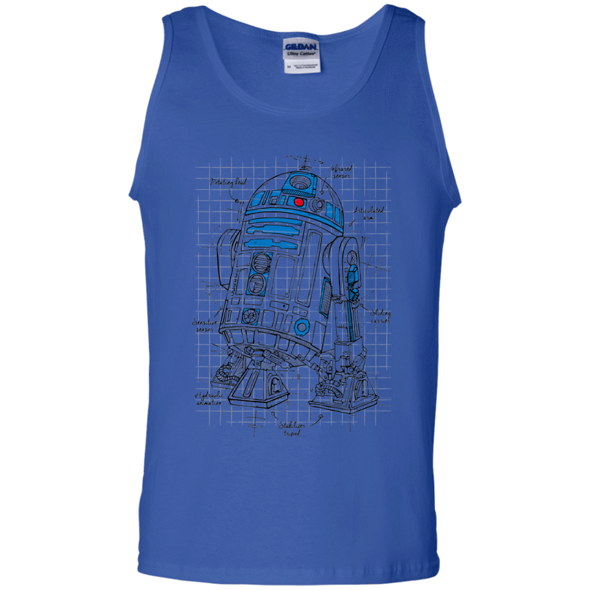 R2D2 Plan Men's Tank Top
