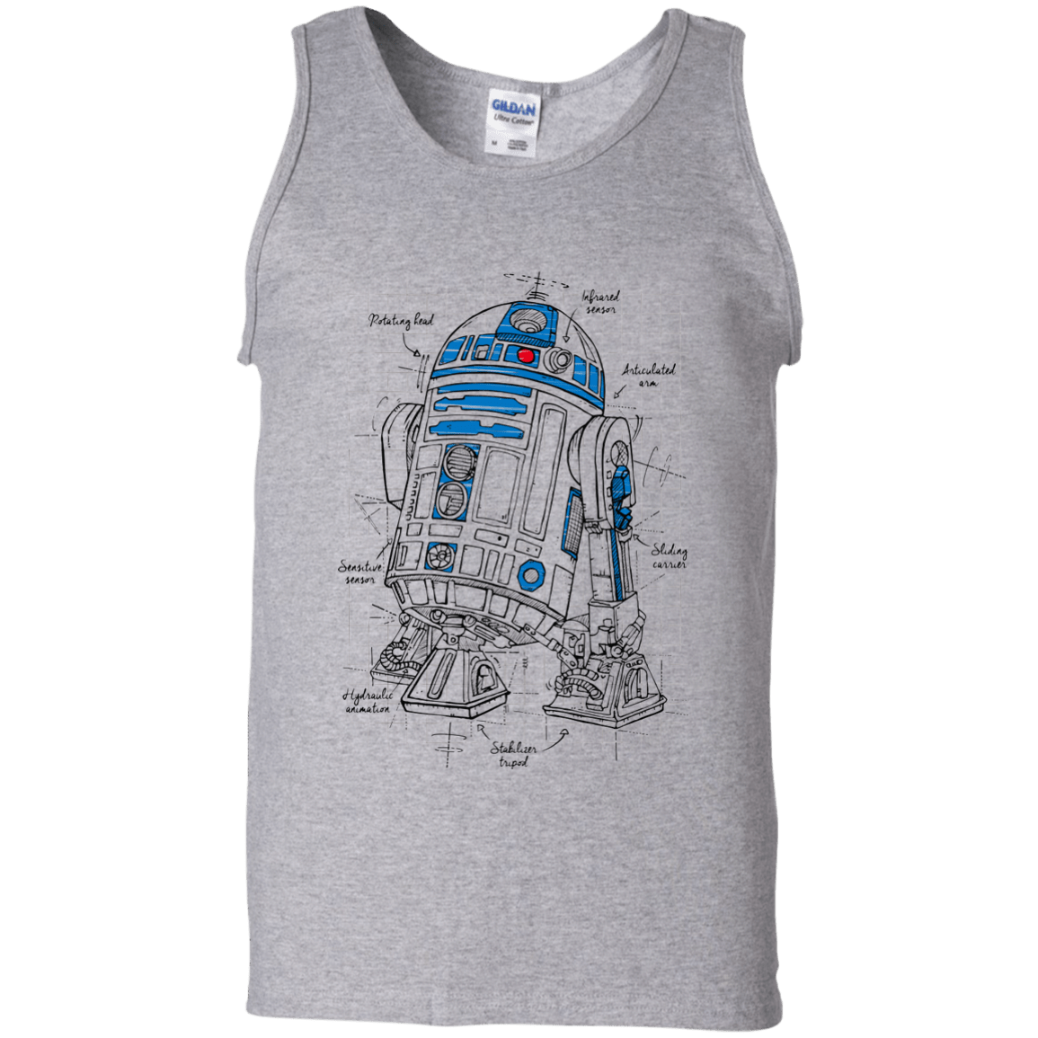 R2D2 Plan Men's Tank Top