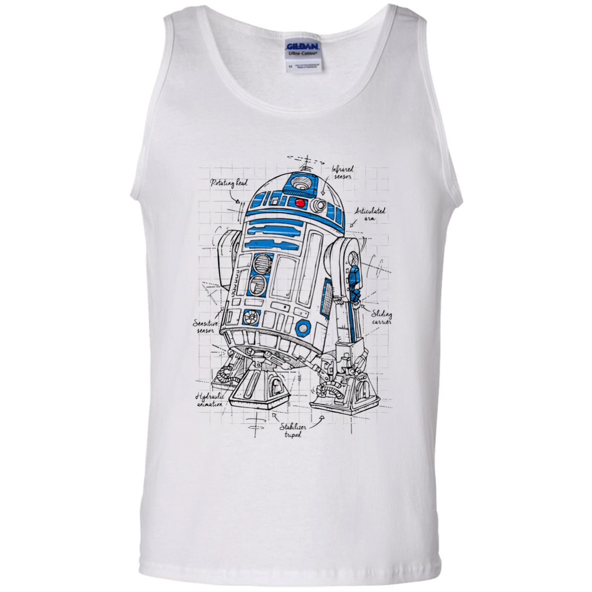 R2D2 Plan Men's Tank Top
