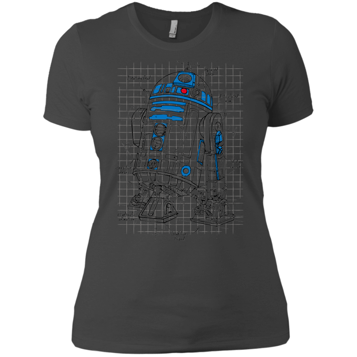 T-Shirts Heavy Metal / X-Small R2D2 Plan Women's Premium T-Shirt