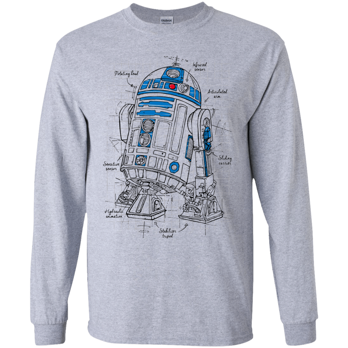 R2D2 Plan Youth Long Sleeve T-Shirt