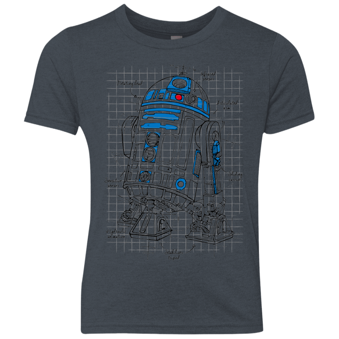 R2D2 Plan Youth Triblend T-Shirt
