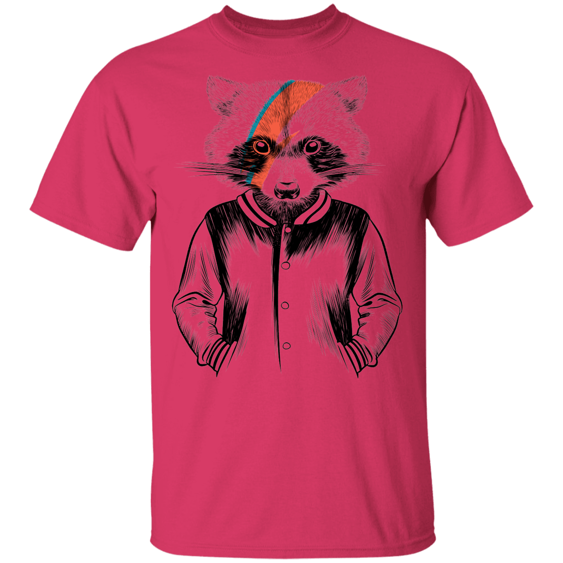 T-Shirts Heliconia / YXS Raccoon Bowie Youth T-Shirt