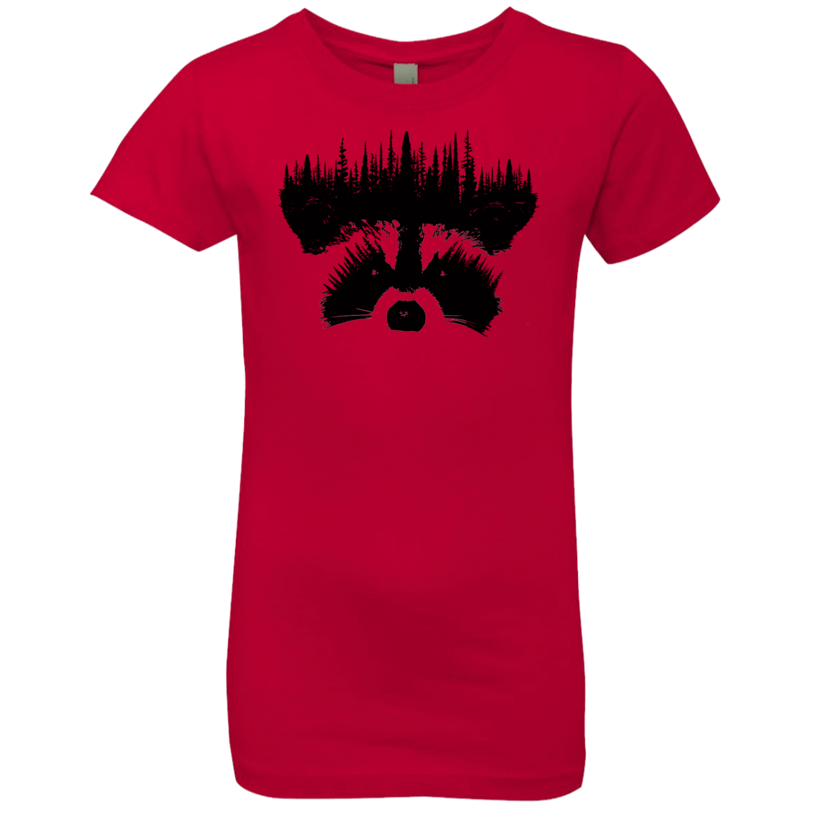 T-Shirts Red / YXS Raccoon Eyes Girls Premium T-Shirt