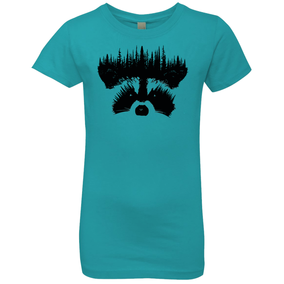 T-Shirts Tahiti Blue / YXS Raccoon Eyes Girls Premium T-Shirt