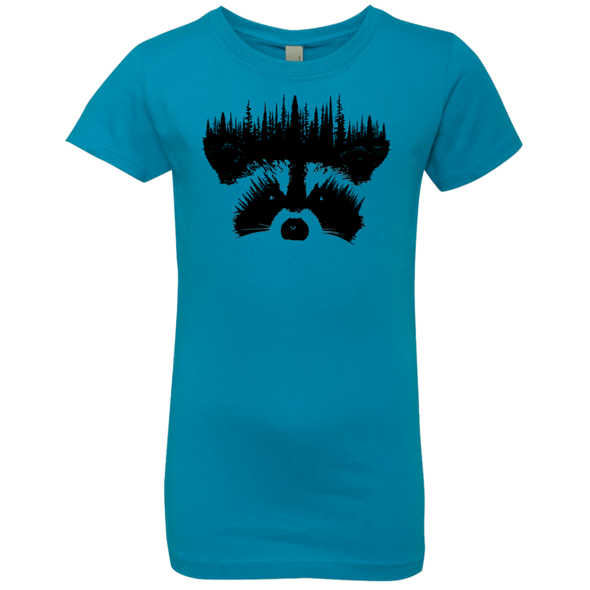 T-Shirts Turquoise / YXS Raccoon Eyes Girls Premium T-Shirt