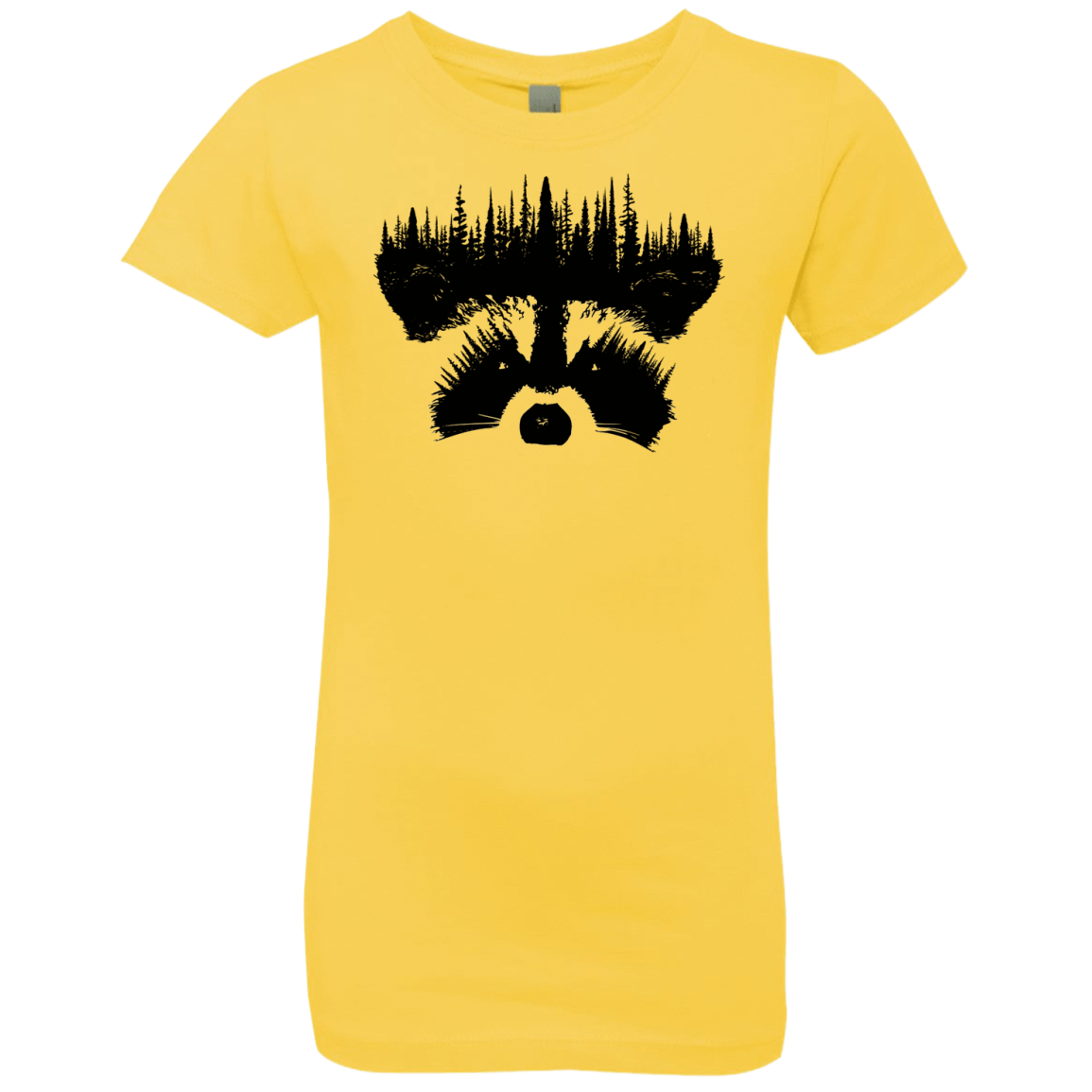 T-Shirts Vibrant Yellow / YXS Raccoon Eyes Girls Premium T-Shirt