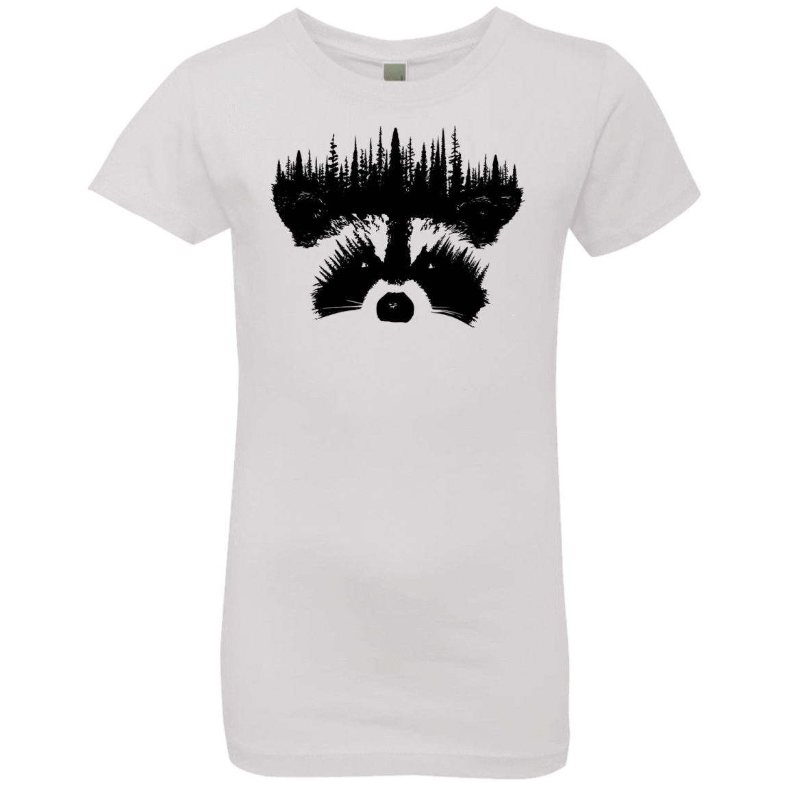 T-Shirts White / YXS Raccoon Eyes Girls Premium T-Shirt