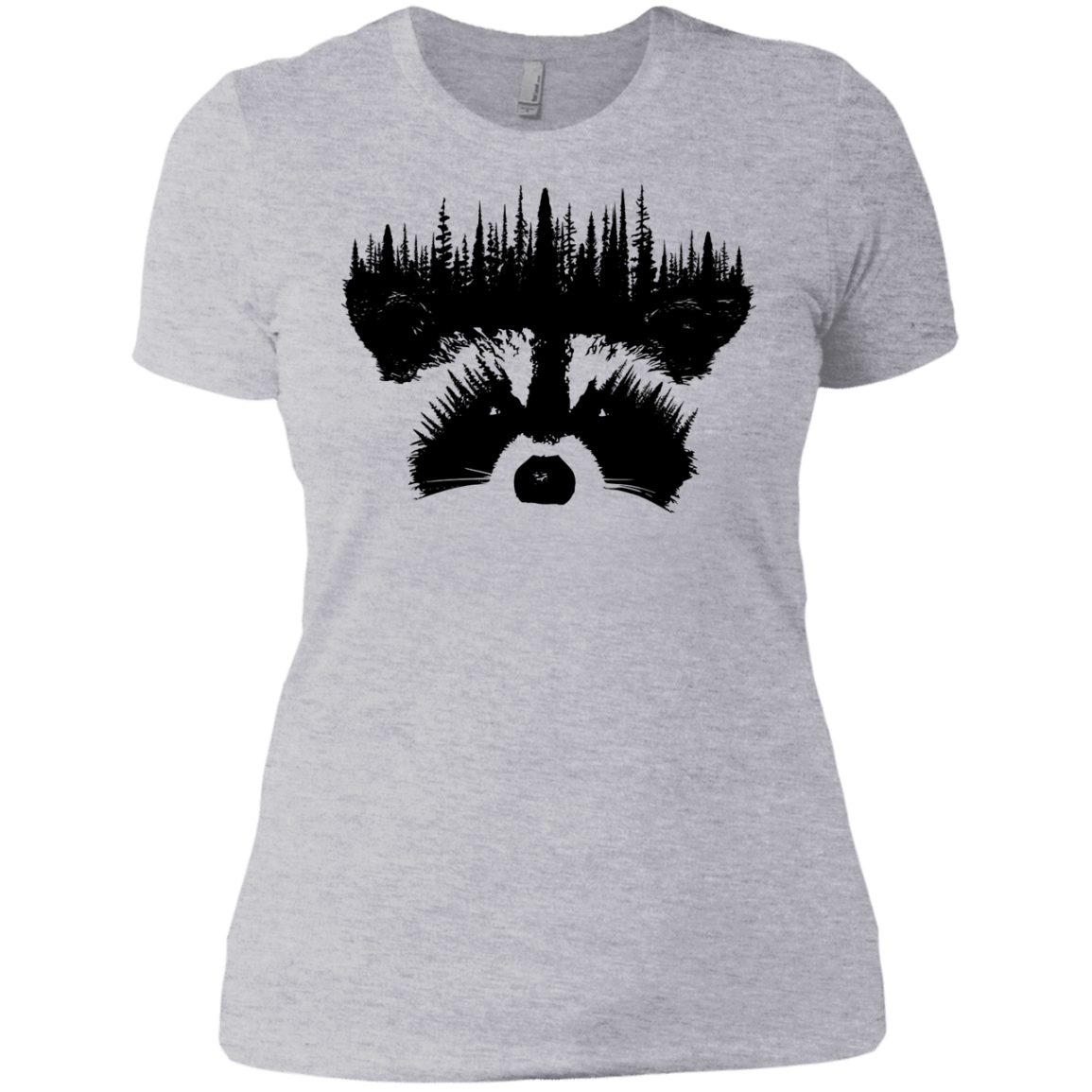 T-Shirts Heather Grey / X-Small Raccoon Eyes Women's Premium T-Shirt