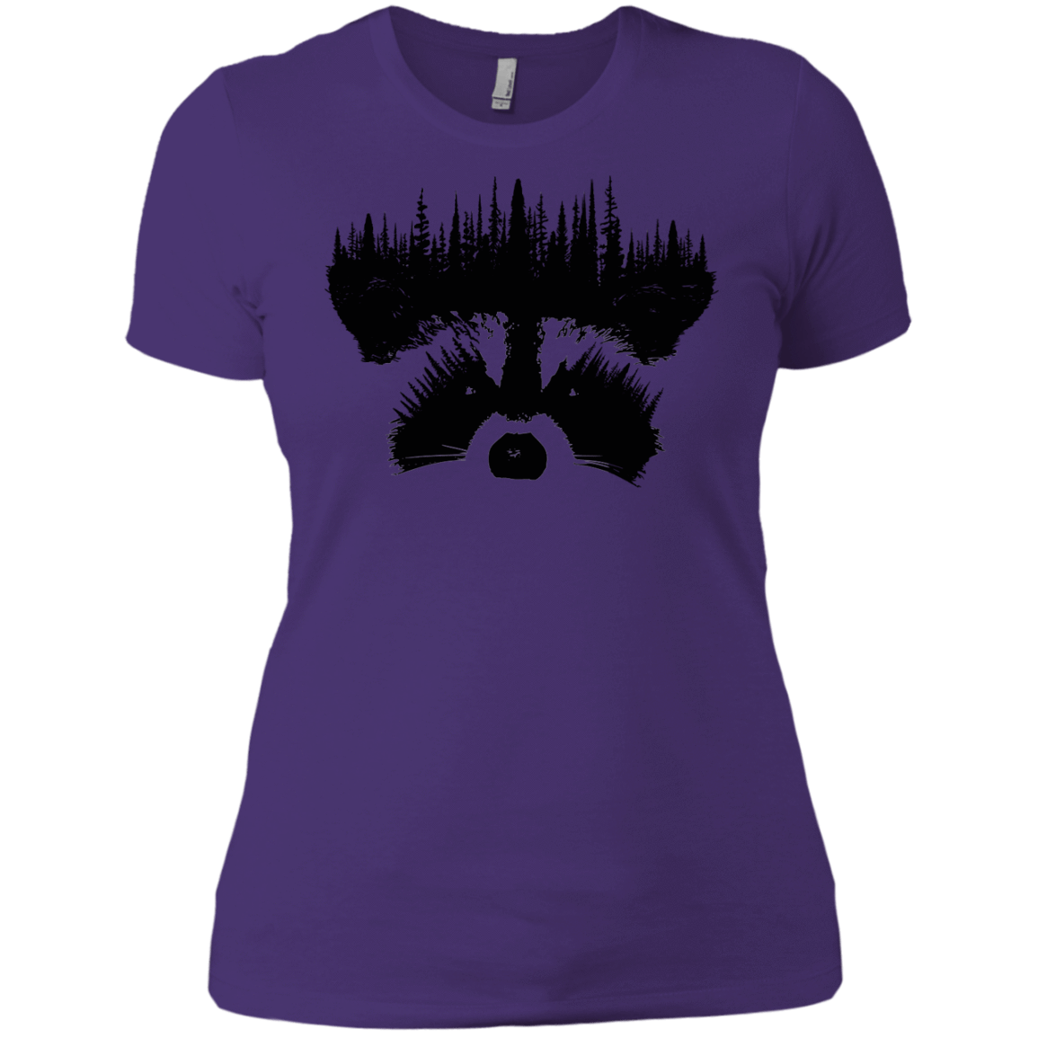 T-Shirts Purple Rush/ / X-Small Raccoon Eyes Women's Premium T-Shirt