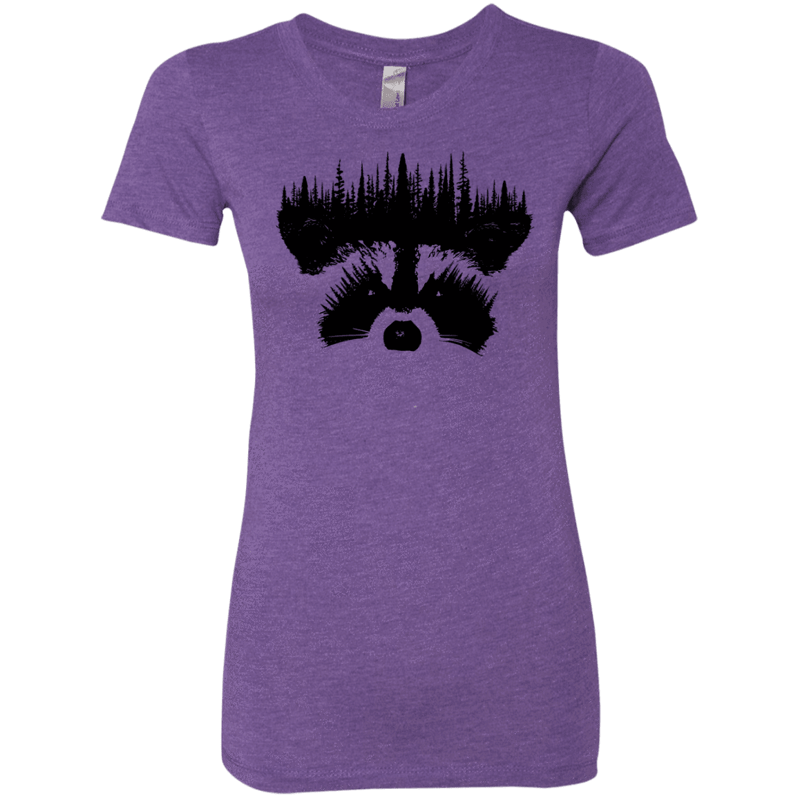T-Shirts Purple Rush / S Raccoon Eyes Women's Triblend T-Shirt
