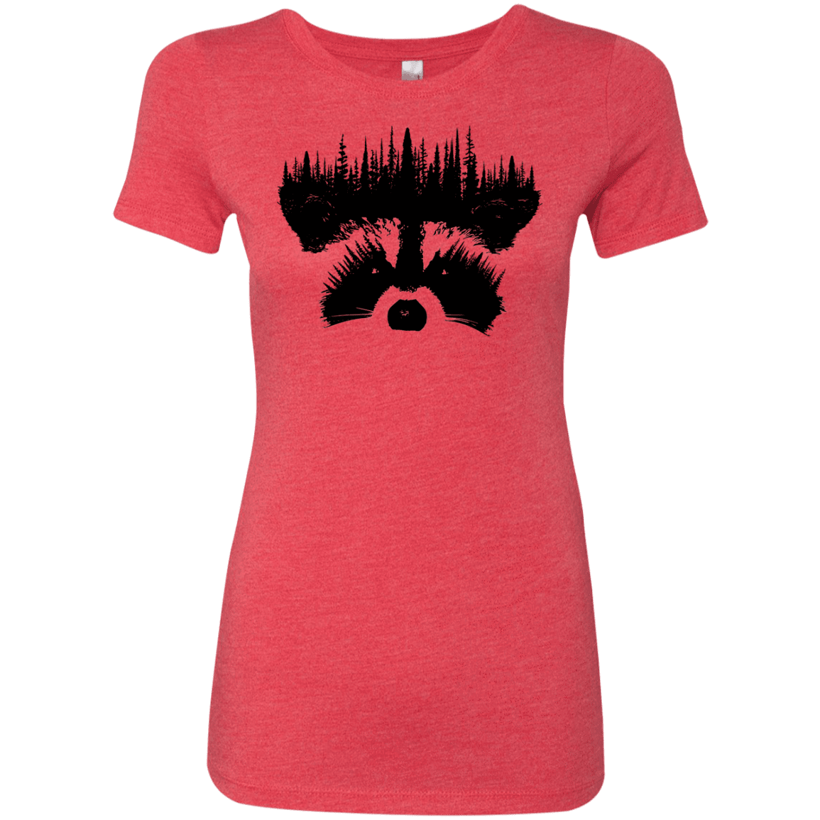 T-Shirts Vintage Red / S Raccoon Eyes Women's Triblend T-Shirt