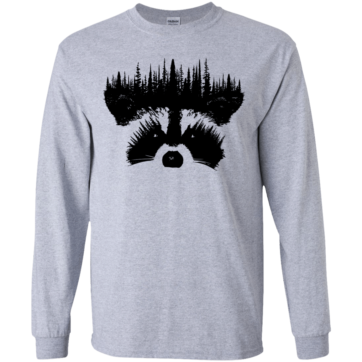 Raccoon Eyes Youth Long Sleeve T-Shirt