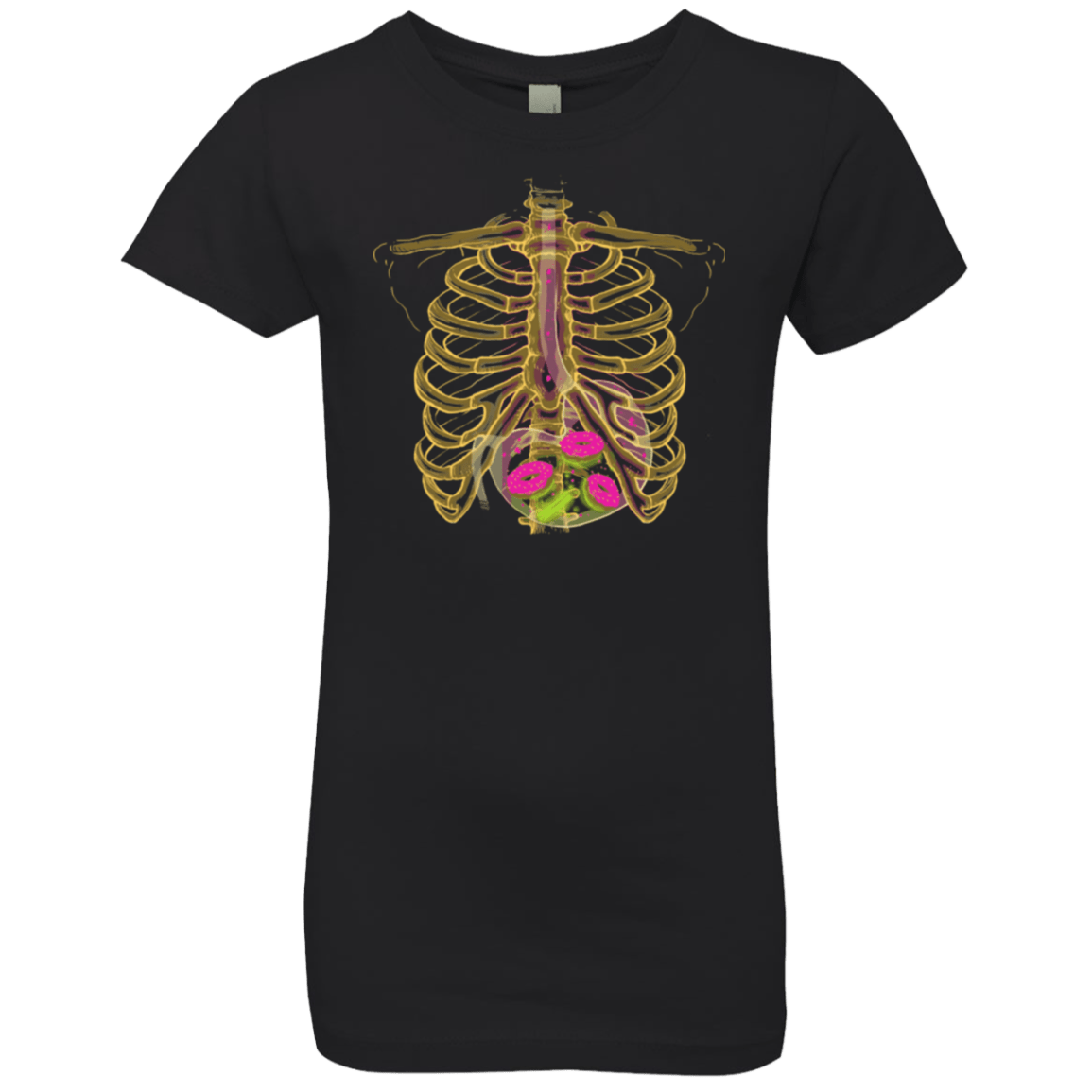 T-Shirts Black / YXS Radioactive Donuts Girls Premium T-Shirt