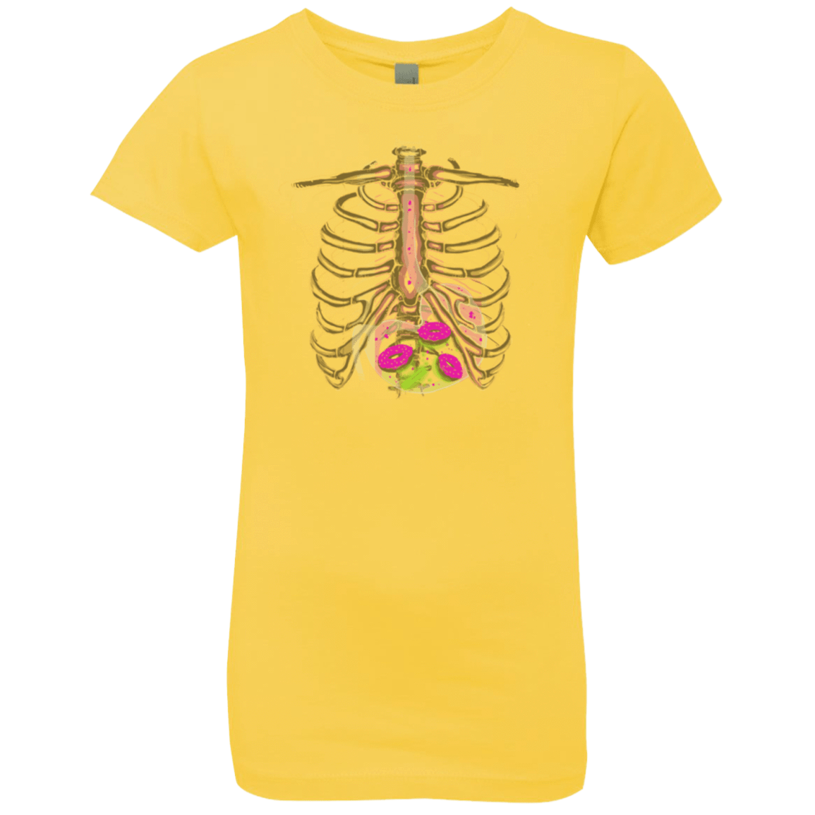 T-Shirts Vibrant Yellow / YXS Radioactive Donuts Girls Premium T-Shirt