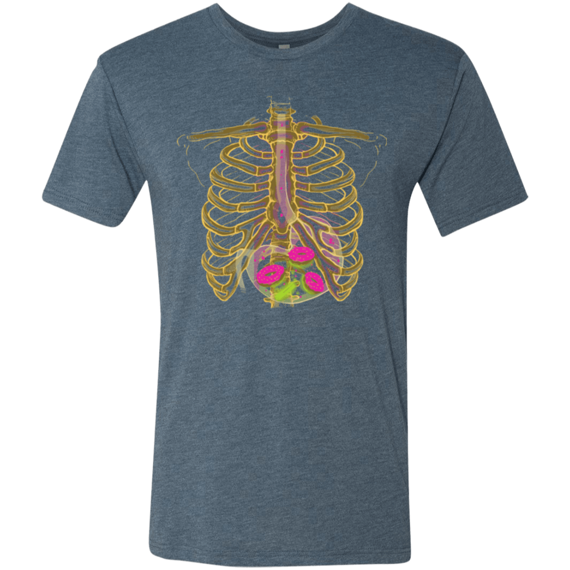 T-Shirts Indigo / Small Radioactive Donuts Men's Triblend T-Shirt