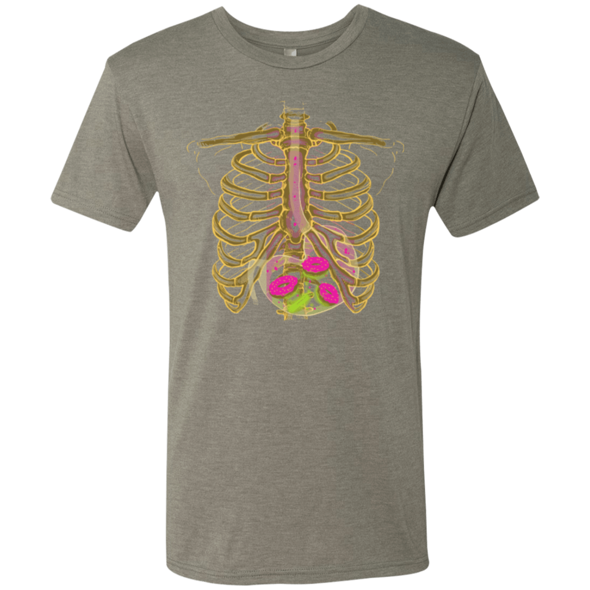 T-Shirts Venetian Grey / Small Radioactive Donuts Men's Triblend T-Shirt