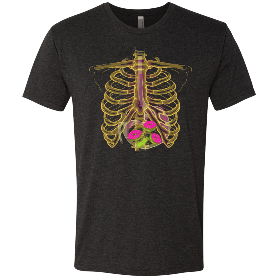 T-Shirts Vintage Black / Small Radioactive Donuts Men's Triblend T-Shirt