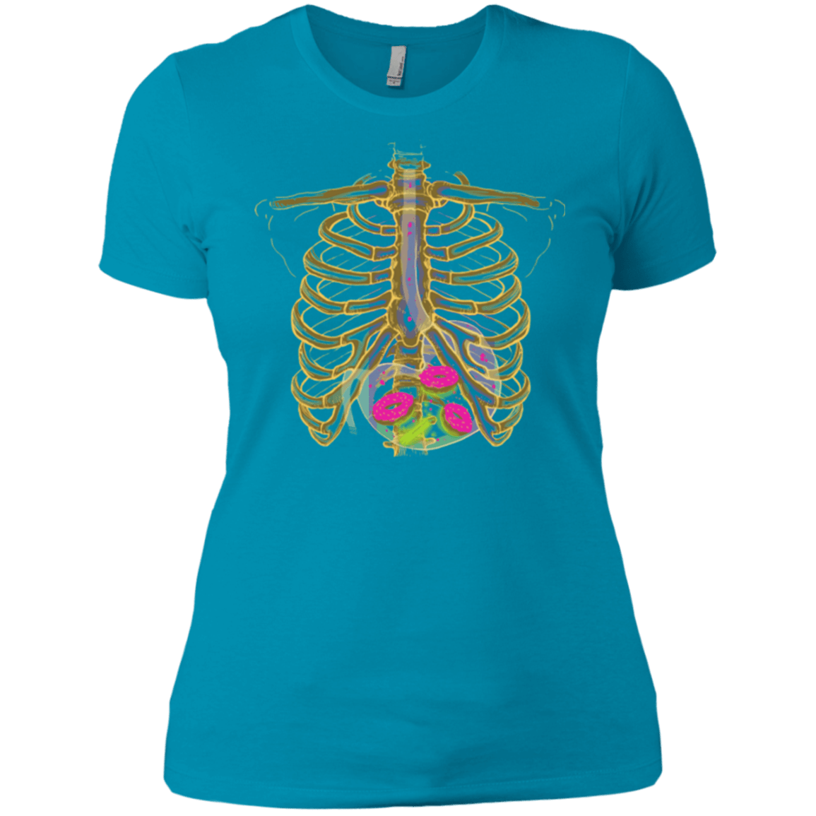 T-Shirts Turquoise / X-Small Radioactive Donuts Women's Premium T-Shirt