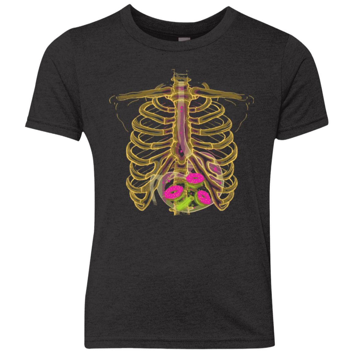 T-Shirts Vintage Black / YXS Radioactive Donuts Youth Triblend T-Shirt