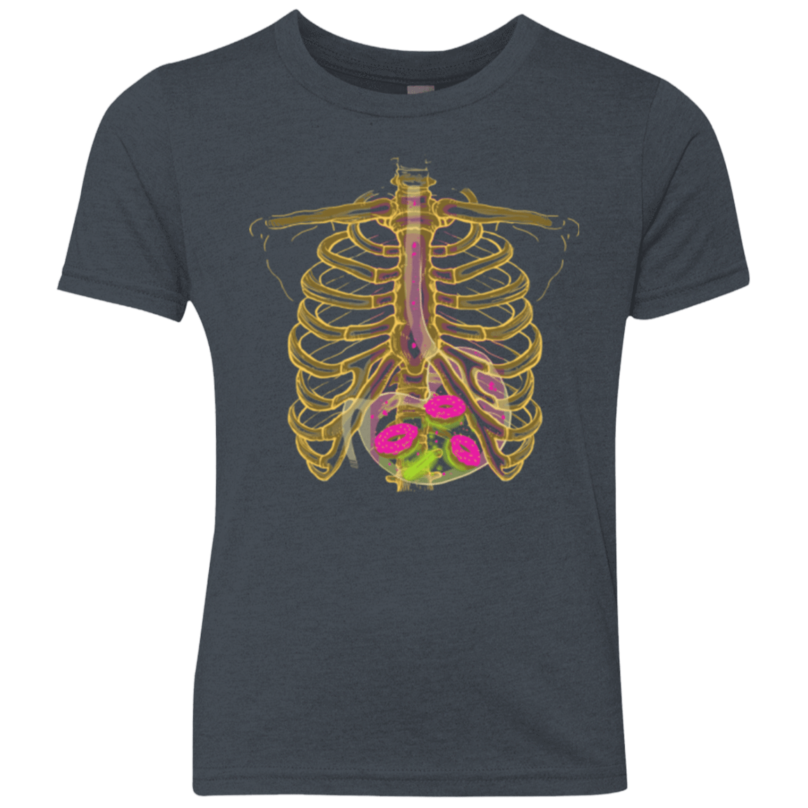T-Shirts Vintage Navy / YXS Radioactive Donuts Youth Triblend T-Shirt