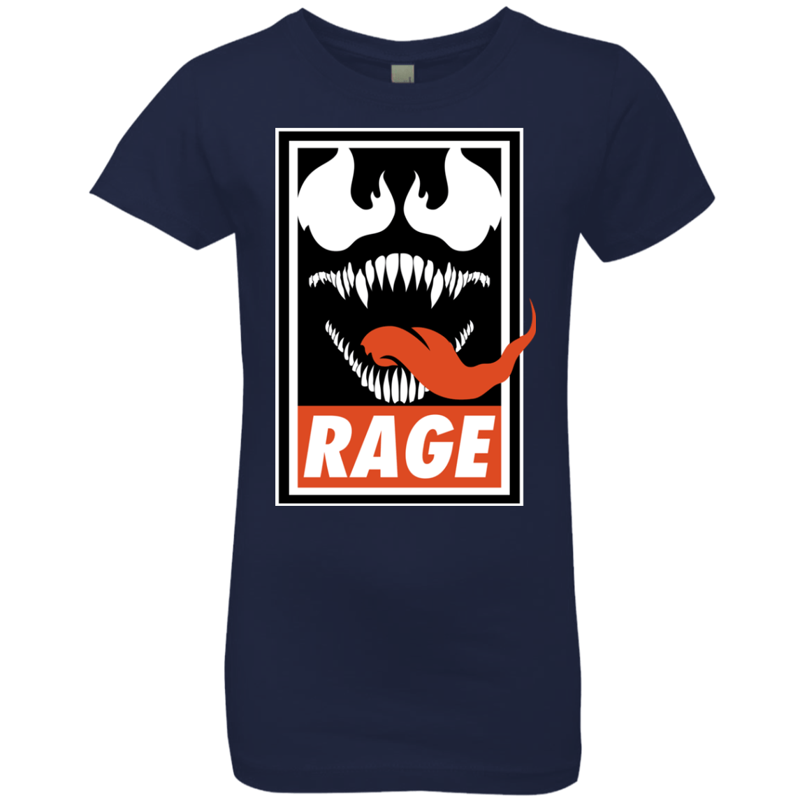 T-Shirts Midnight Navy / YXS Rage Girls Premium T-Shirt