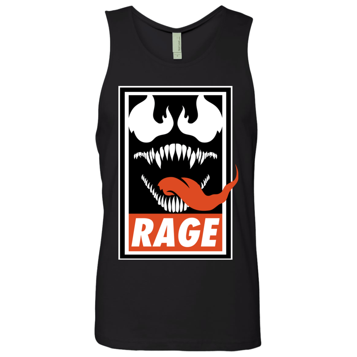 T-Shirts Black / Small Rage Men's Premium Tank Top