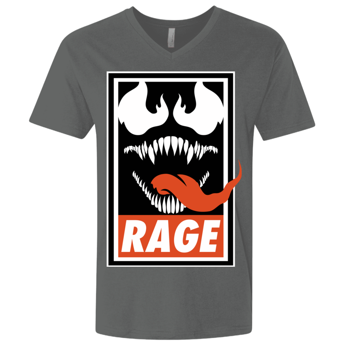 T-Shirts Heavy Metal / X-Small Rage Men's Premium V-Neck