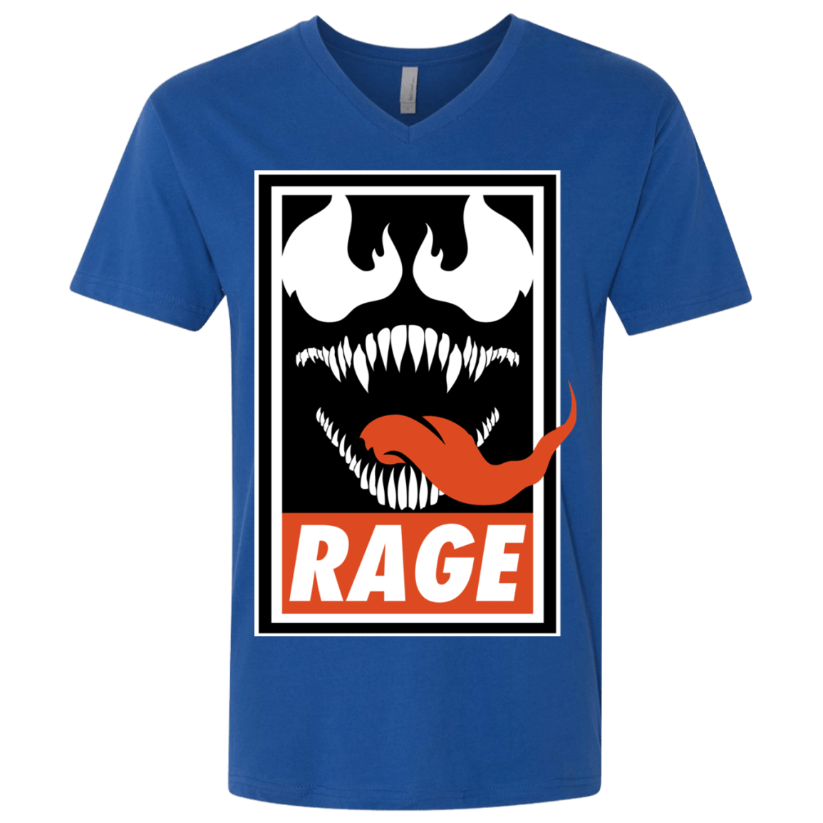 T-Shirts Royal / X-Small Rage Men's Premium V-Neck