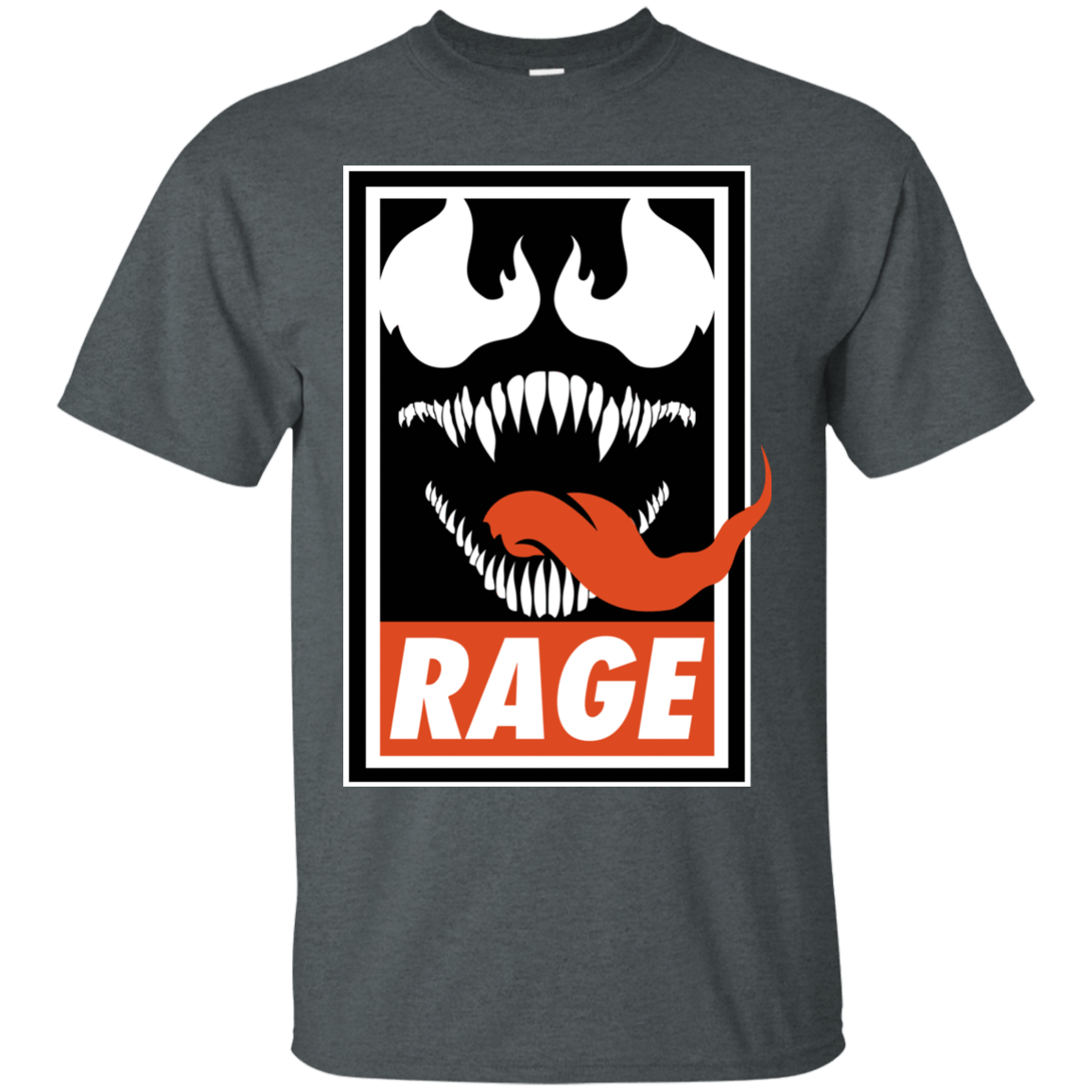 T-Shirts Dark Heather / Small Rage T-Shirt