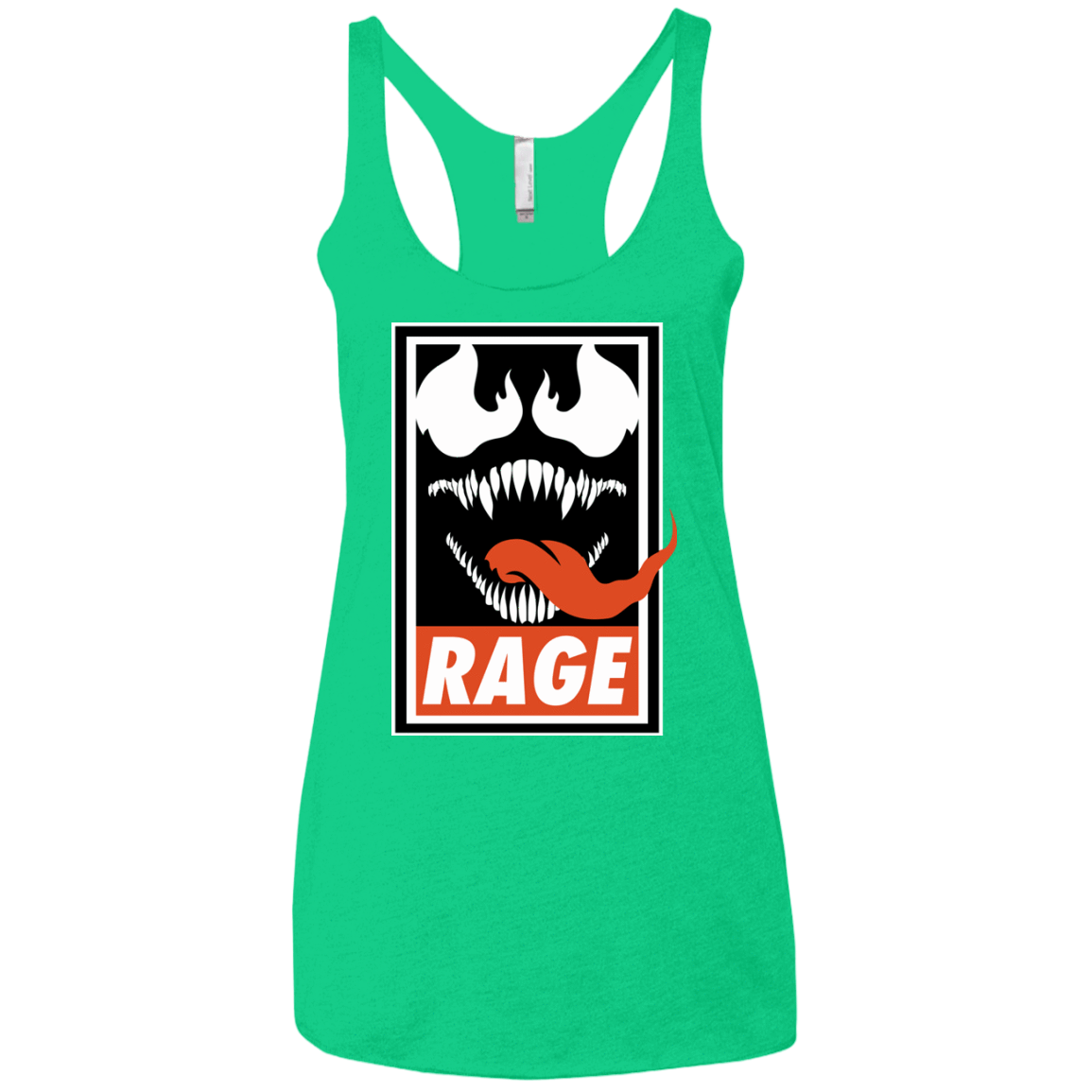 T-Shirts Envy / X-Small Rage Women's Triblend Racerback Tank