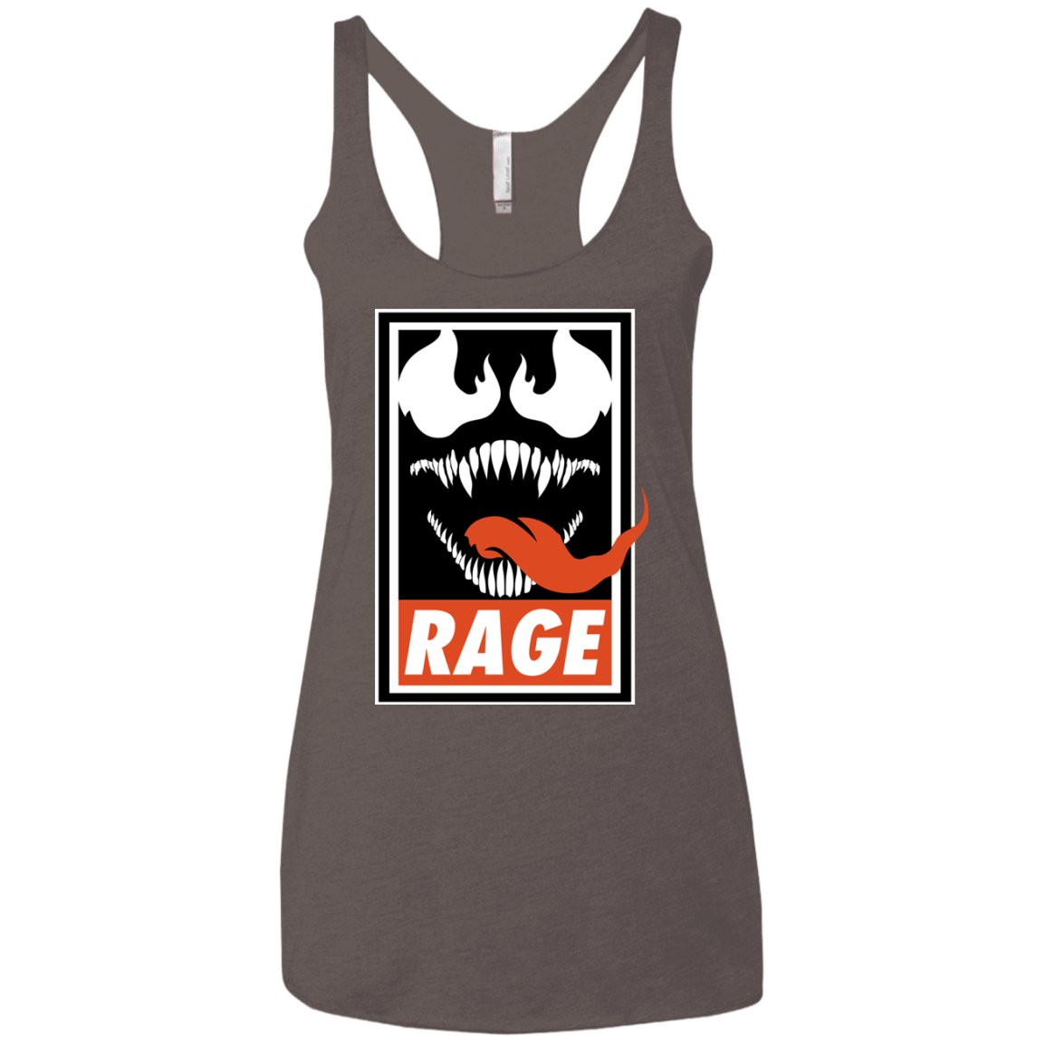 T-Shirts Macchiato / X-Small Rage Women's Triblend Racerback Tank