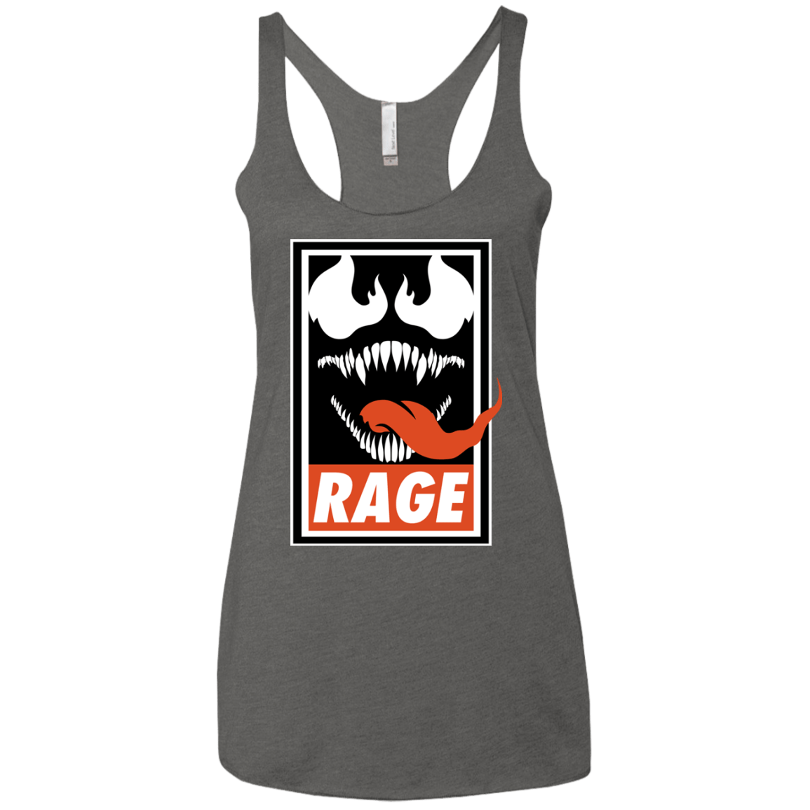 T-Shirts Premium Heather / X-Small Rage Women's Triblend Racerback Tank