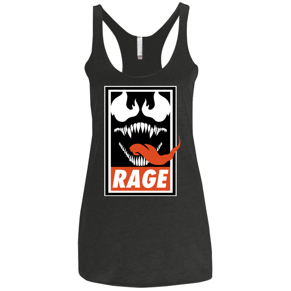 T-Shirts Vintage Black / X-Small Rage Women's Triblend Racerback Tank