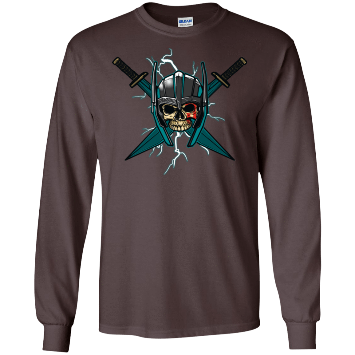 T-Shirts Dark Chocolate / S Ragnarok Men's Long Sleeve T-Shirt