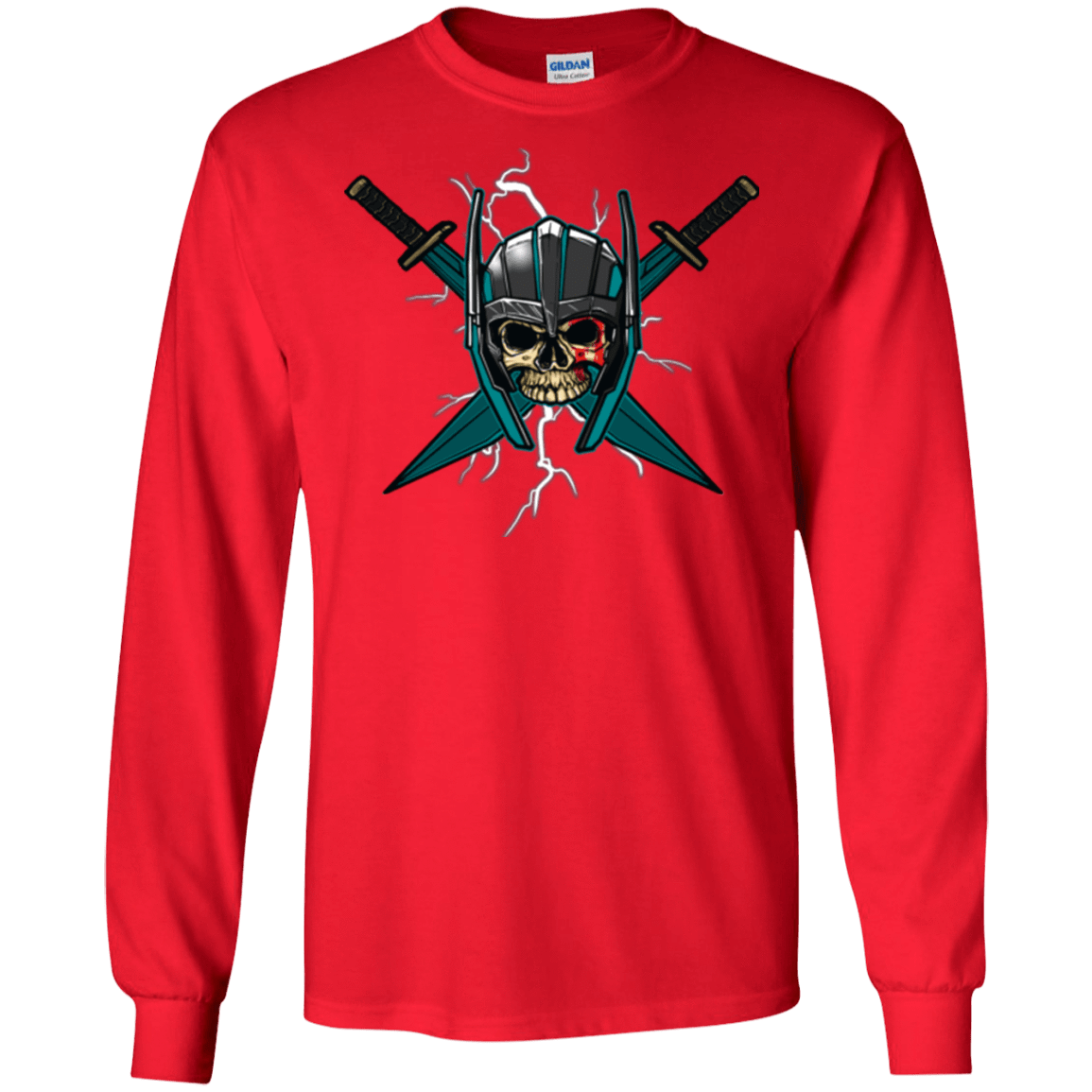 T-Shirts Red / S Ragnarok Men's Long Sleeve T-Shirt