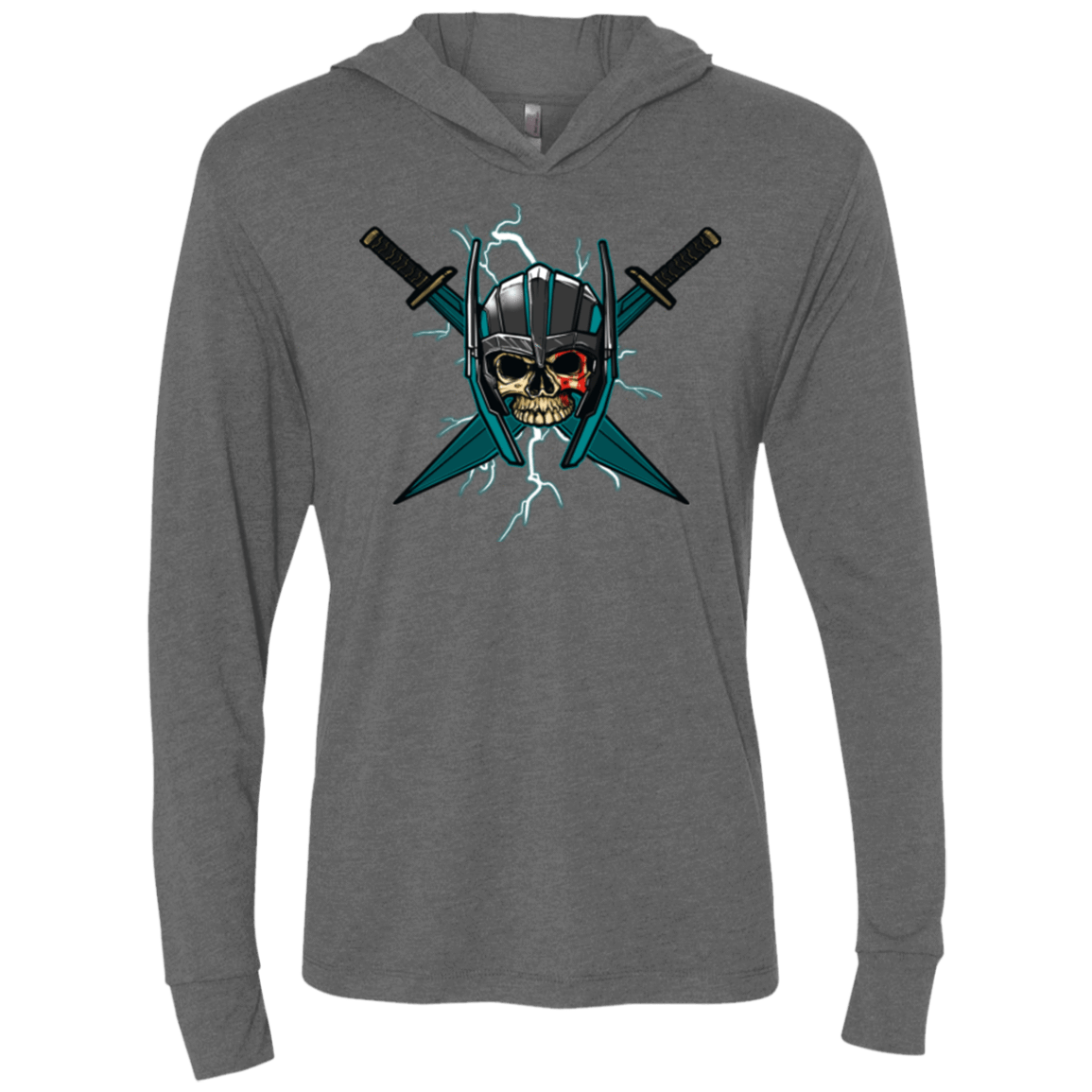 T-Shirts Premium Heather / X-Small Ragnarok Triblend Long Sleeve Hoodie Tee