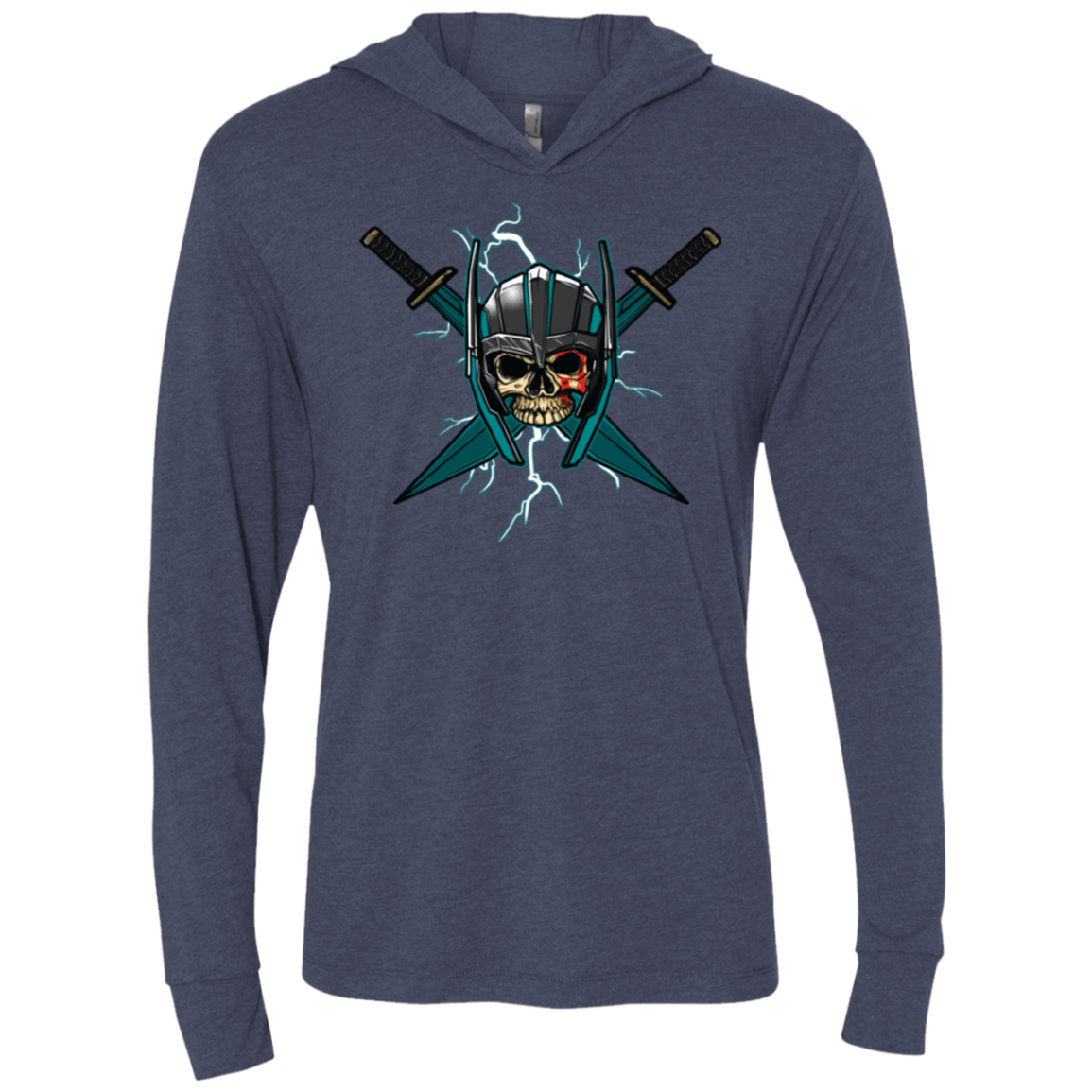 T-Shirts Vintage Navy / X-Small Ragnarok Triblend Long Sleeve Hoodie Tee