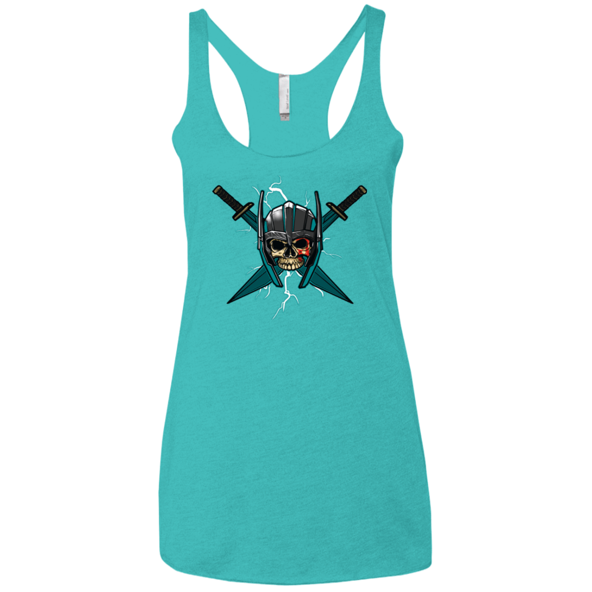 T-Shirts Tahiti Blue / X-Small Ragnarok Women's Triblend Racerback Tank