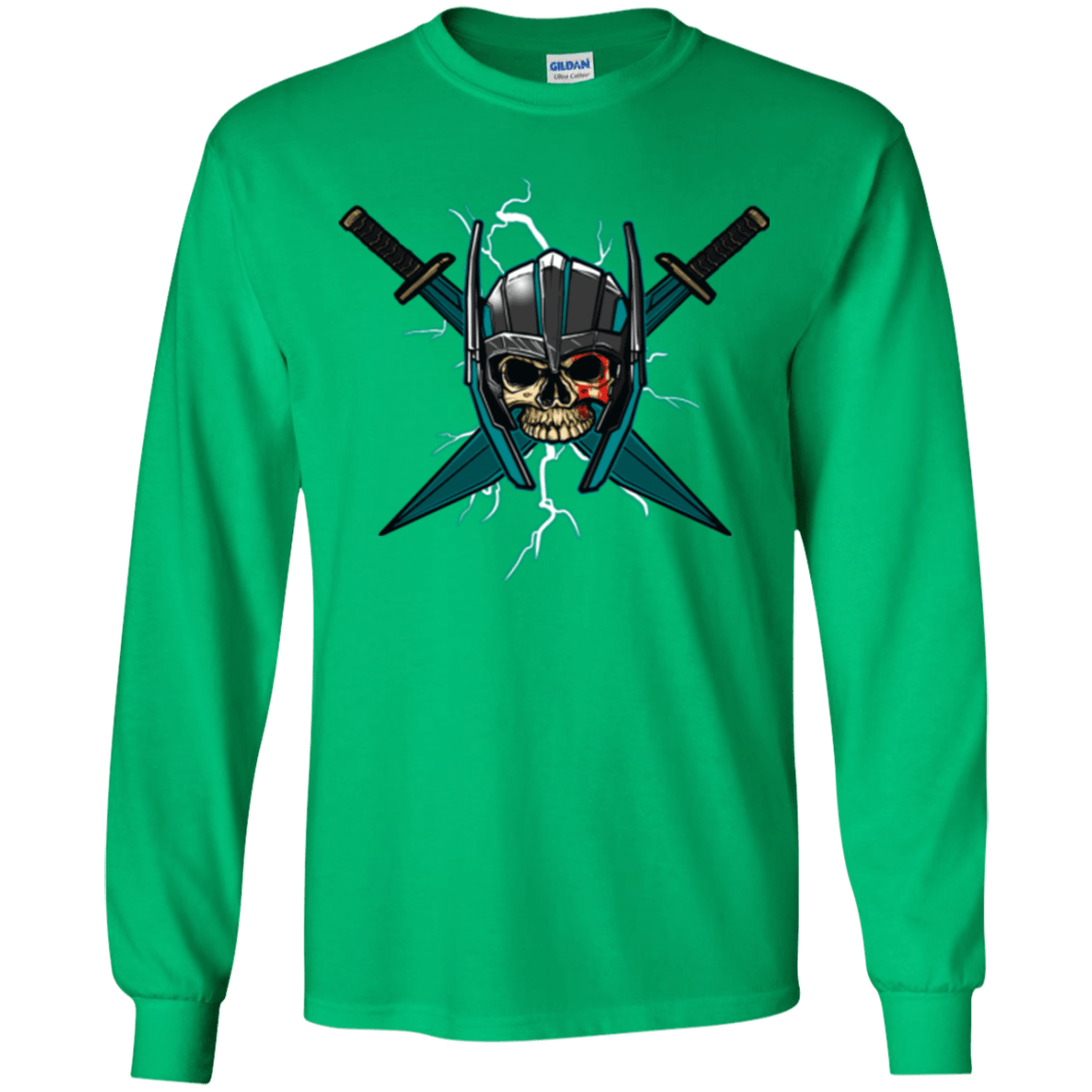 T-Shirts Irish Green / YS Ragnarok Youth Long Sleeve T-Shirt