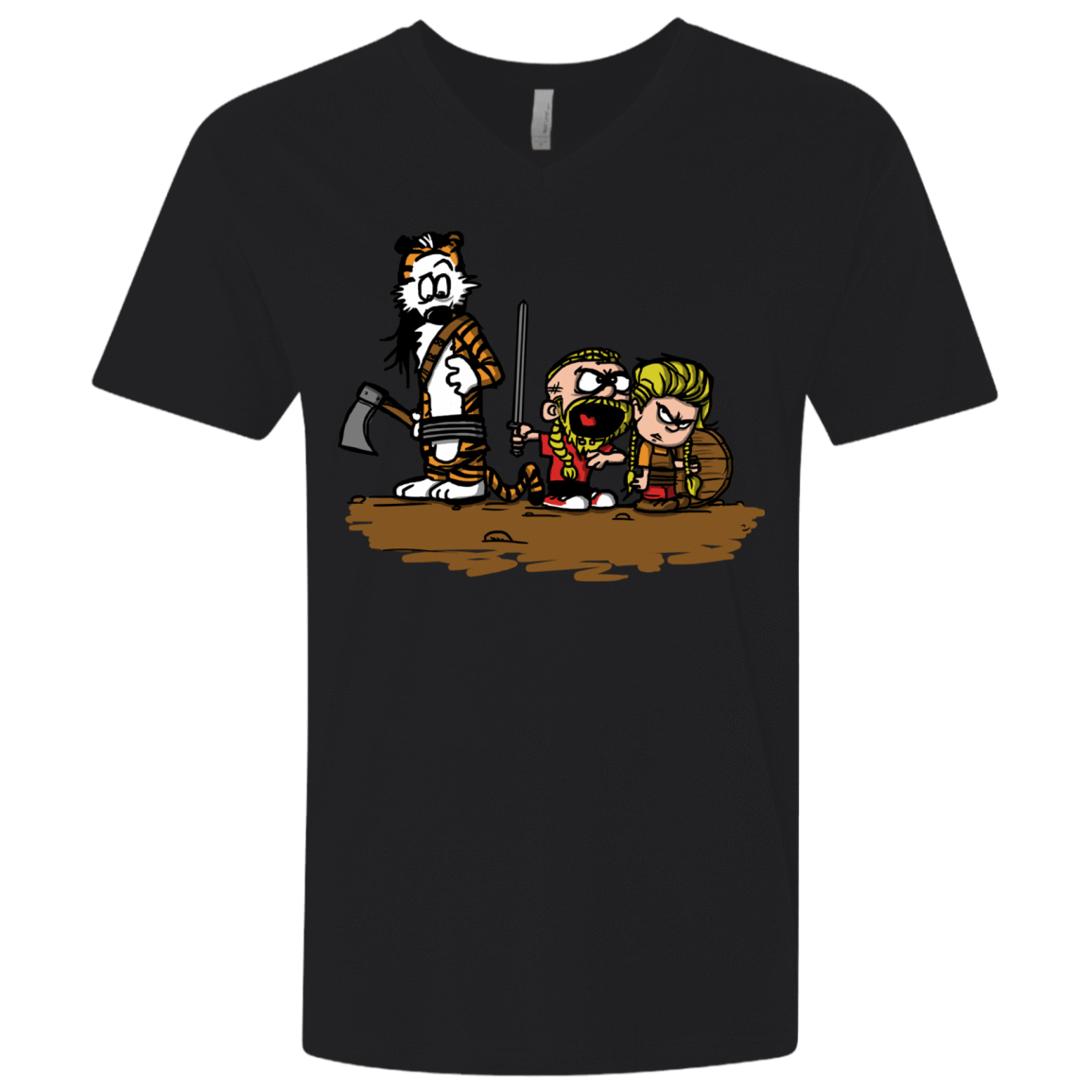 T-Shirts Black / X-Small Raid Men's Premium V-Neck