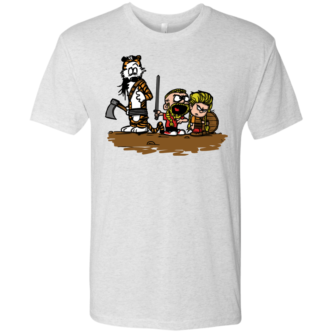 T-Shirts Heather White / S Raid Men's Triblend T-Shirt
