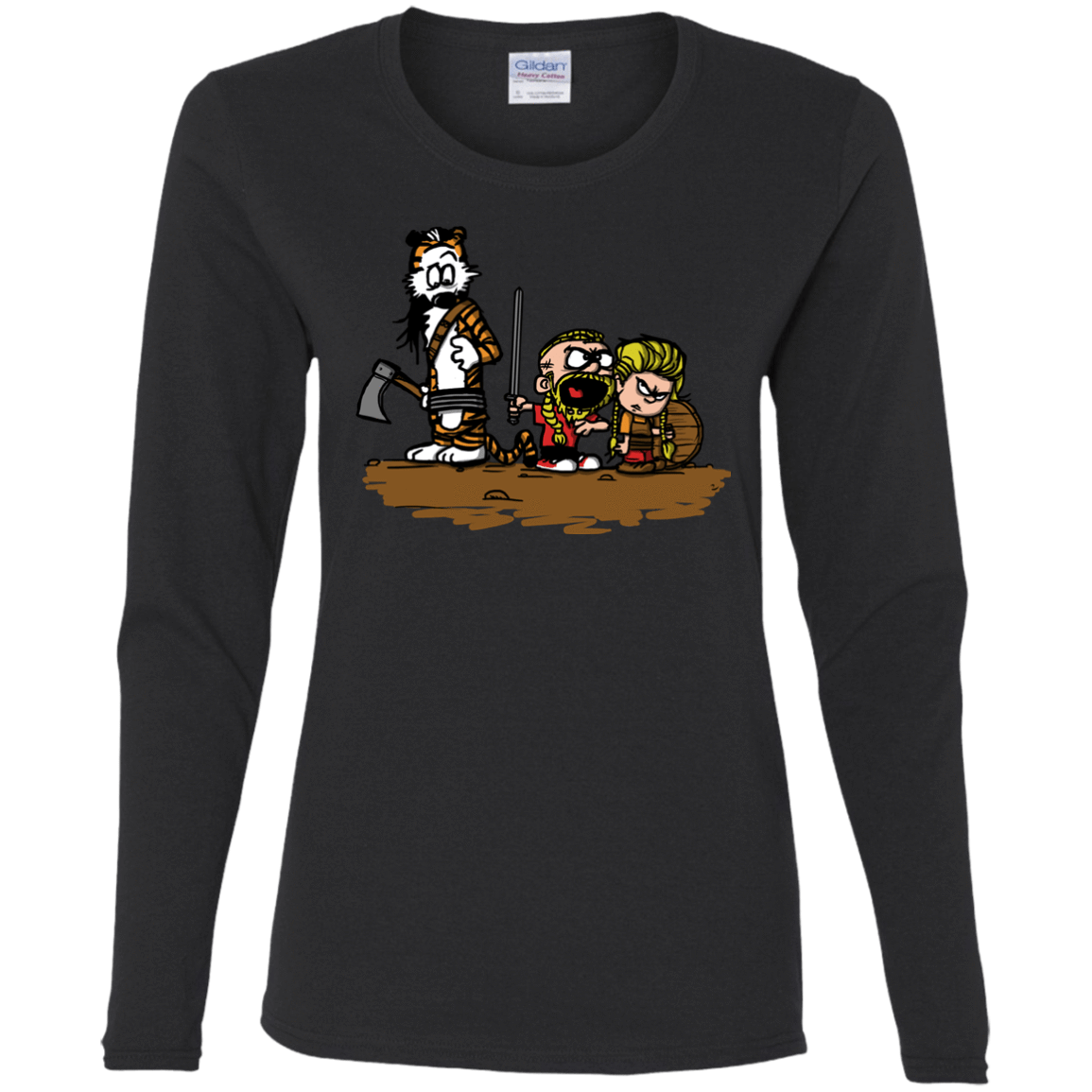 T-Shirts Black / S Raid Women's Long Sleeve T-Shirt