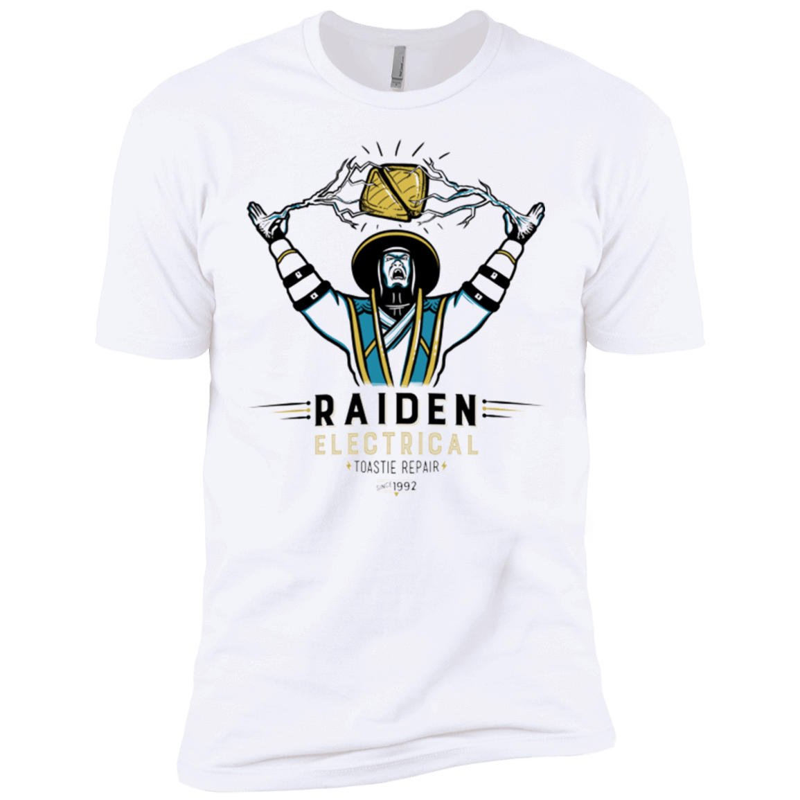 T-Shirts White / YXS Raiden Electrical Toastie Repair Boys Premium T-Shirt